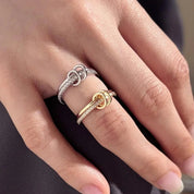 Adela Stacked Diamond Ring – 18K Gold Jewellery | Milvanna