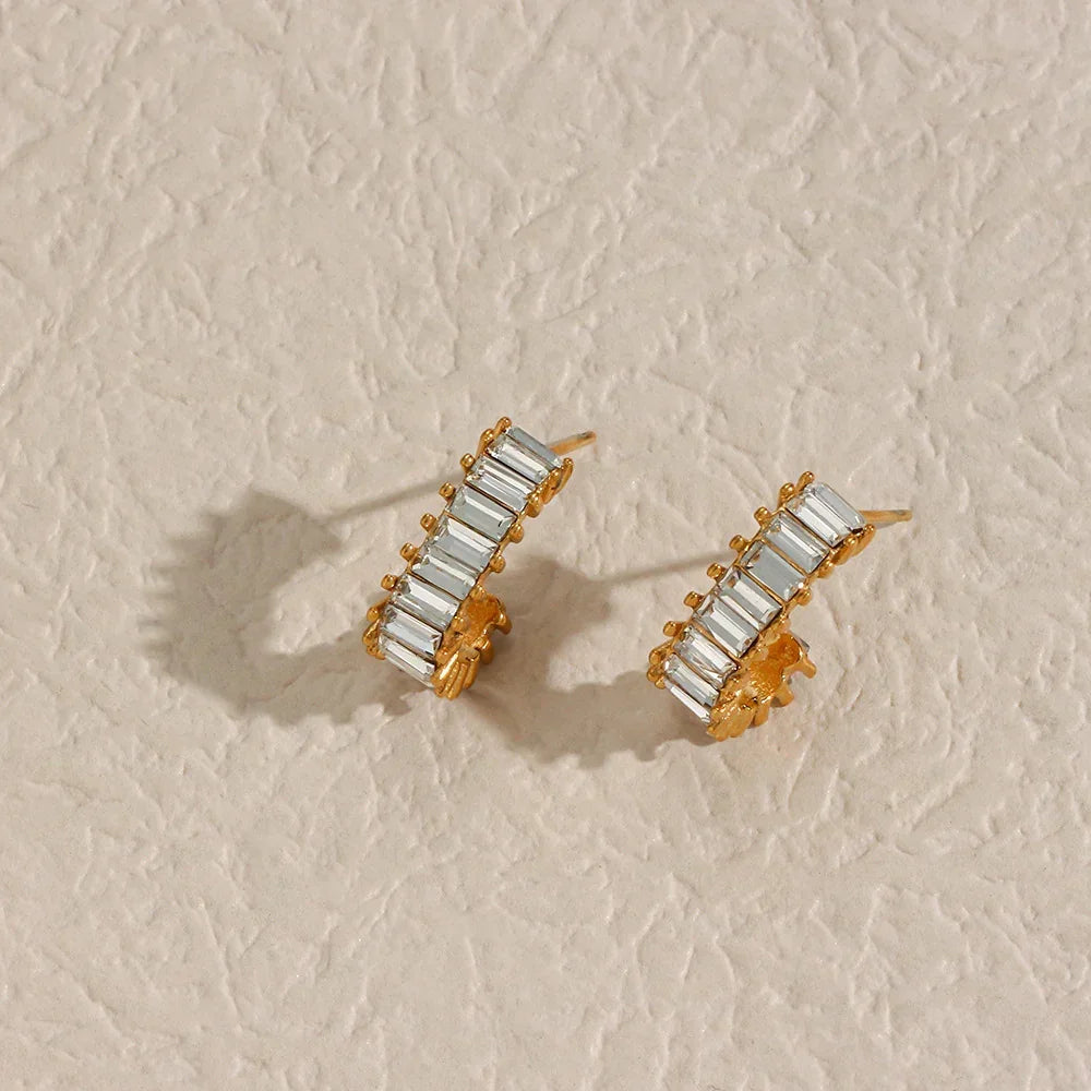Agnes Diamond Earrings – 18K Gold Jewellery | Milvanna