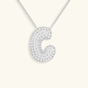 Bela Initial Name Necklace – Personalised 18K Gold Letter Pendant – 18K Gold Jewellery | Milvanna