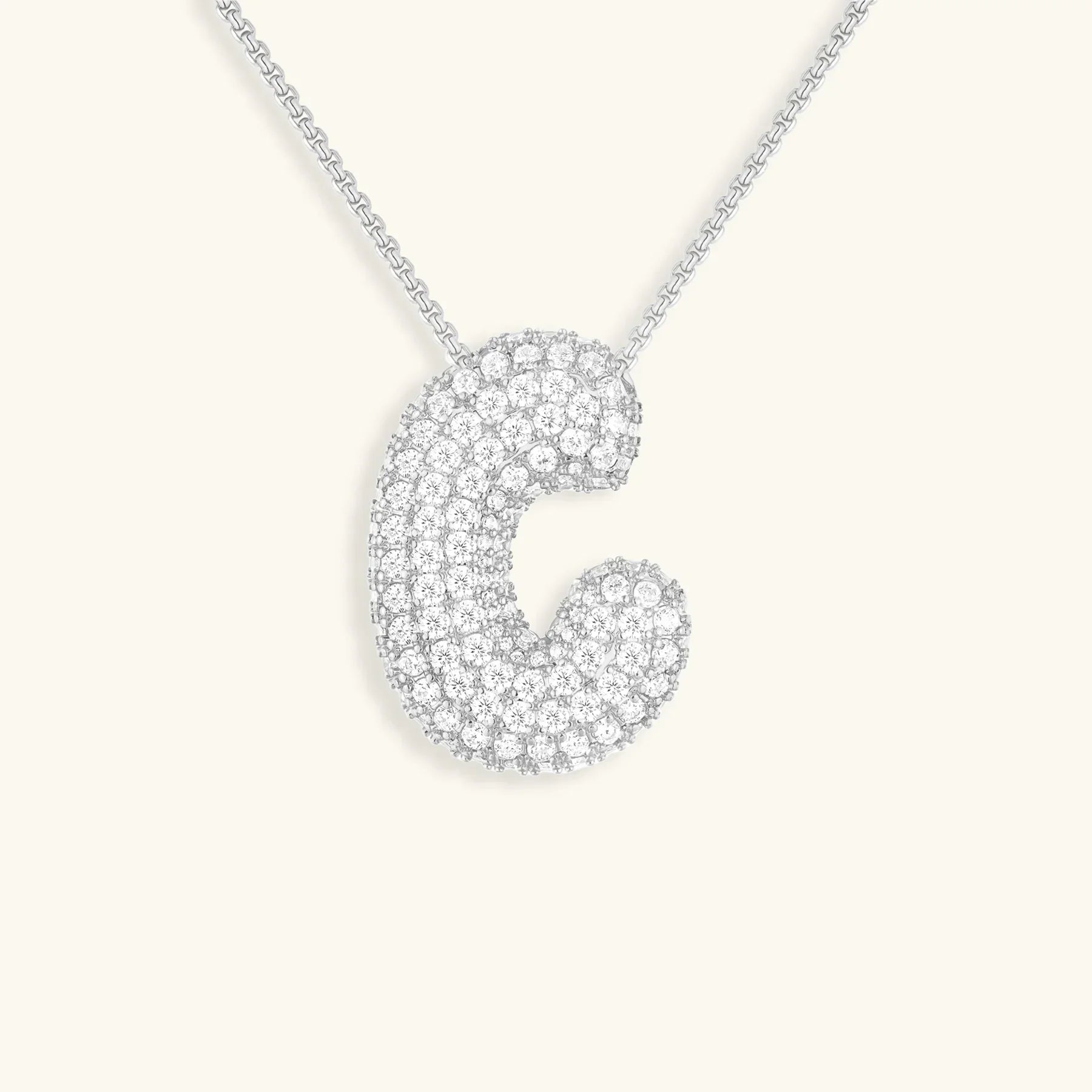 Bela Initial Name Necklace – Personalised 18K Gold Letter Pendant – 18K Gold Jewellery | Milvanna