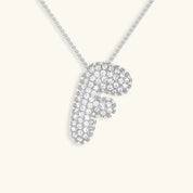 Bela Initial Name Necklace – Personalised 18K Gold Letter Pendant – 18K Gold Jewellery | Milvanna