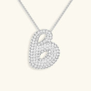 Bela Initial Name Necklace – Personalised 18K Gold Letter Pendant – 18K Gold Jewellery | Milvanna