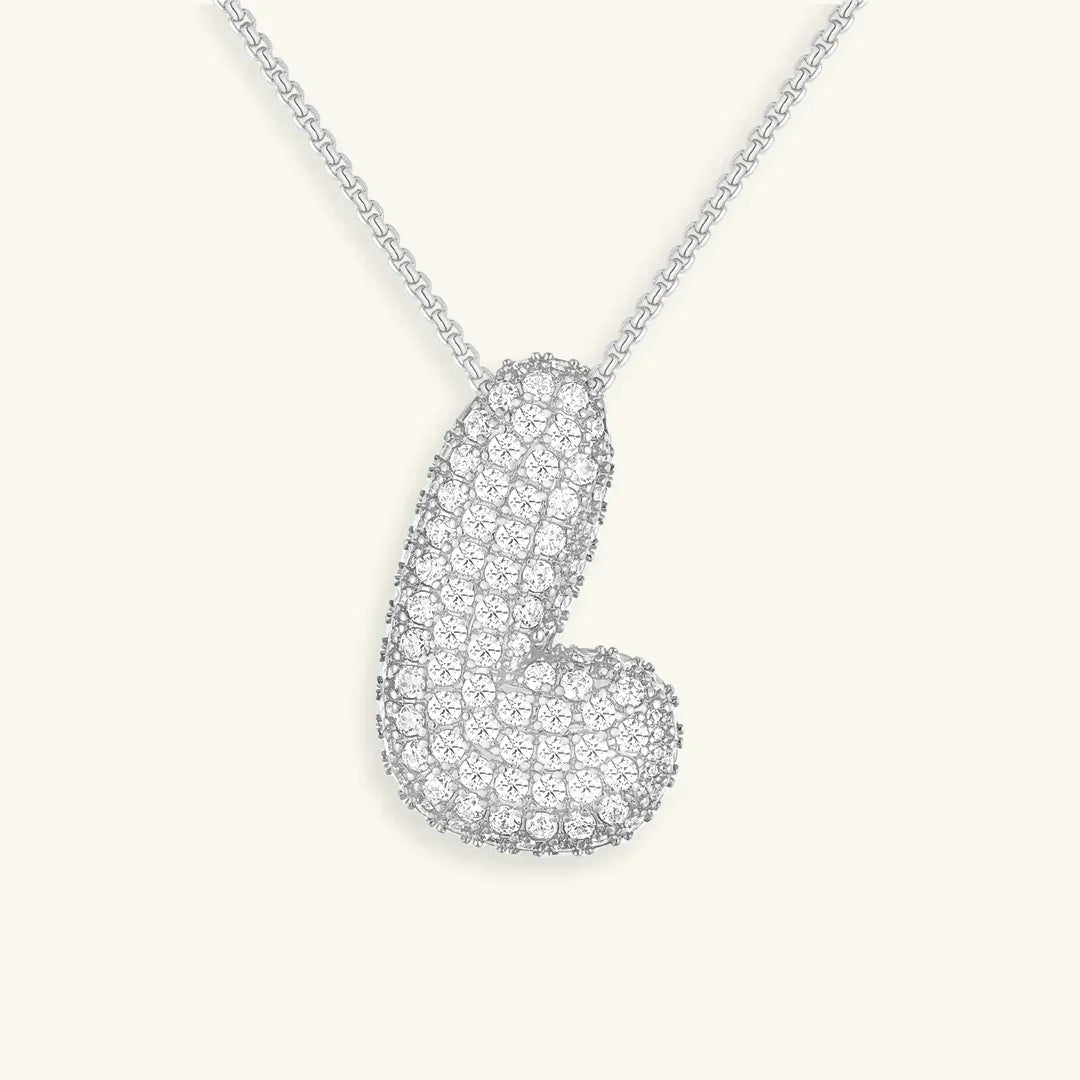 Bela Initial Name Necklace – Personalised 18K Gold Letter Pendant – 18K Gold Jewellery | Milvanna
