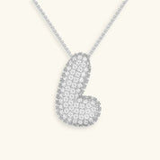 Bela Initial Name Necklace – Personalised 18K Gold Letter Pendant – 18K Gold Jewellery | Milvanna