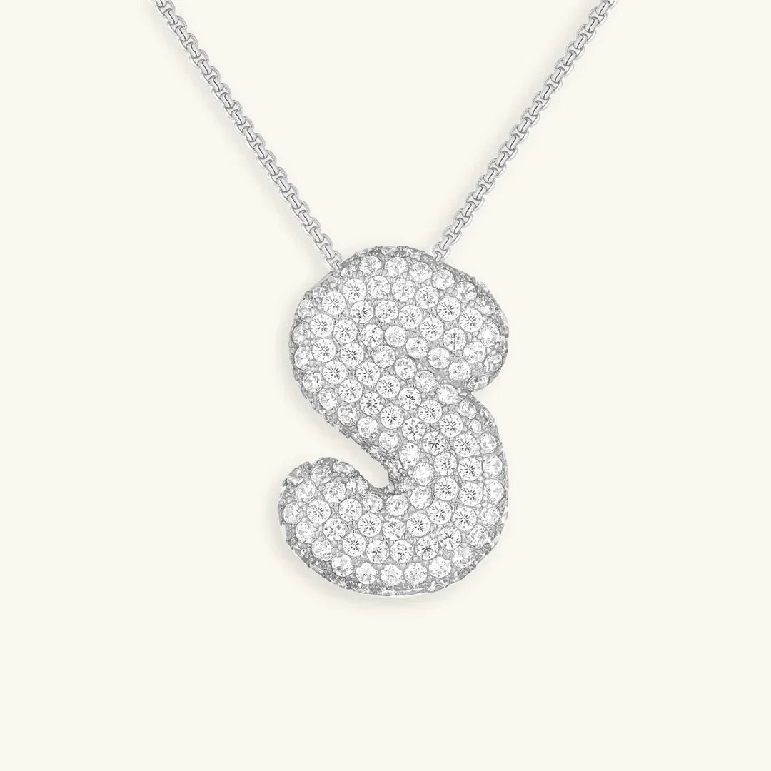 Bela Initial Name Necklace – Personalised 18K Gold Letter Pendant – 18K Gold Jewellery | Milvanna