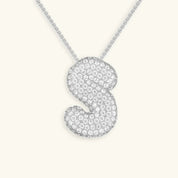 Bela Initial Name Necklace – Personalised 18K Gold Letter Pendant – 18K Gold Jewellery | Milvanna