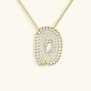 Bela Initial Name Necklace – Personalised 18K Gold Letter Pendant – 18K Gold Jewellery | Milvanna
