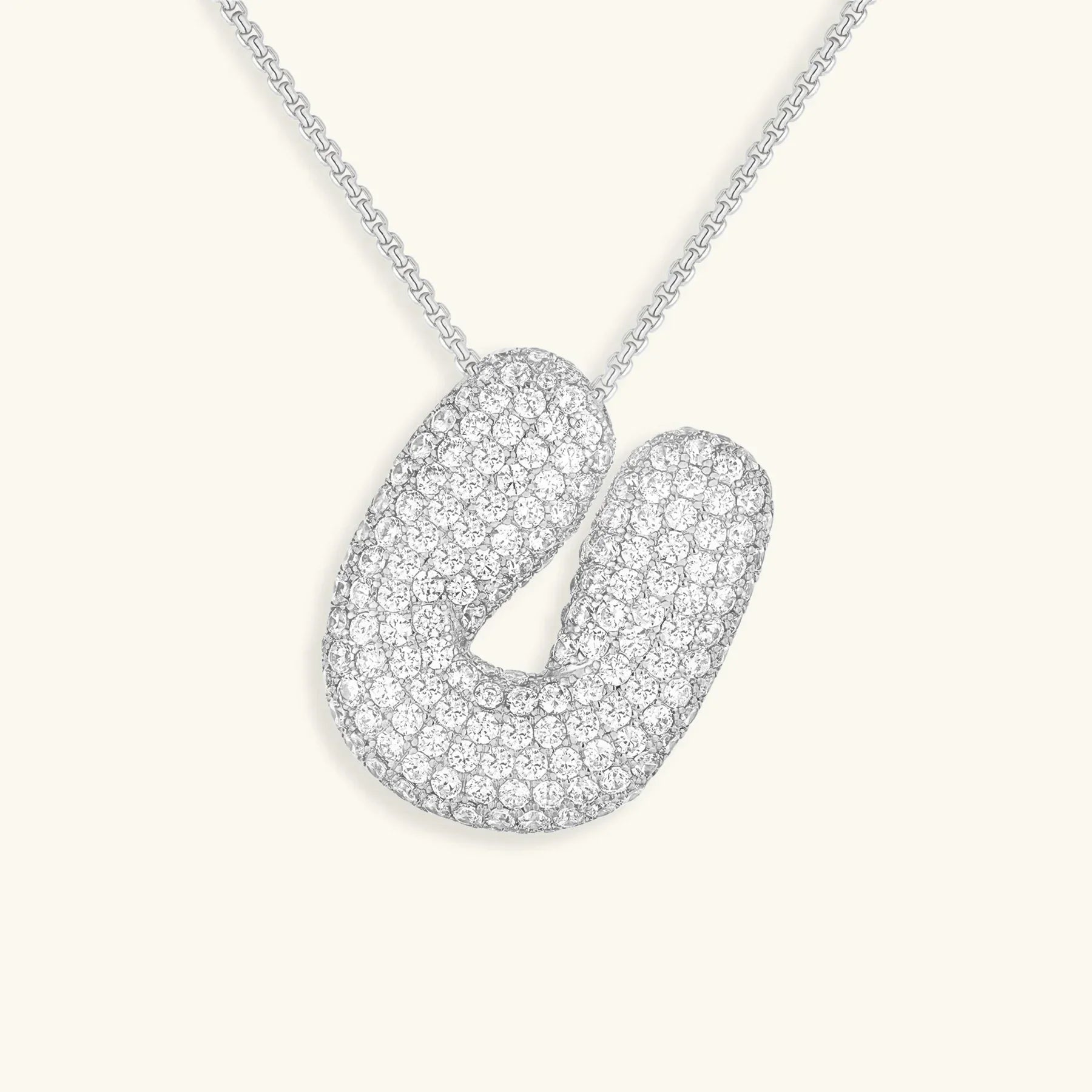 Bela Initial Name Necklace – Personalised 18K Gold Letter Pendant – 18K Gold Jewellery | Milvanna