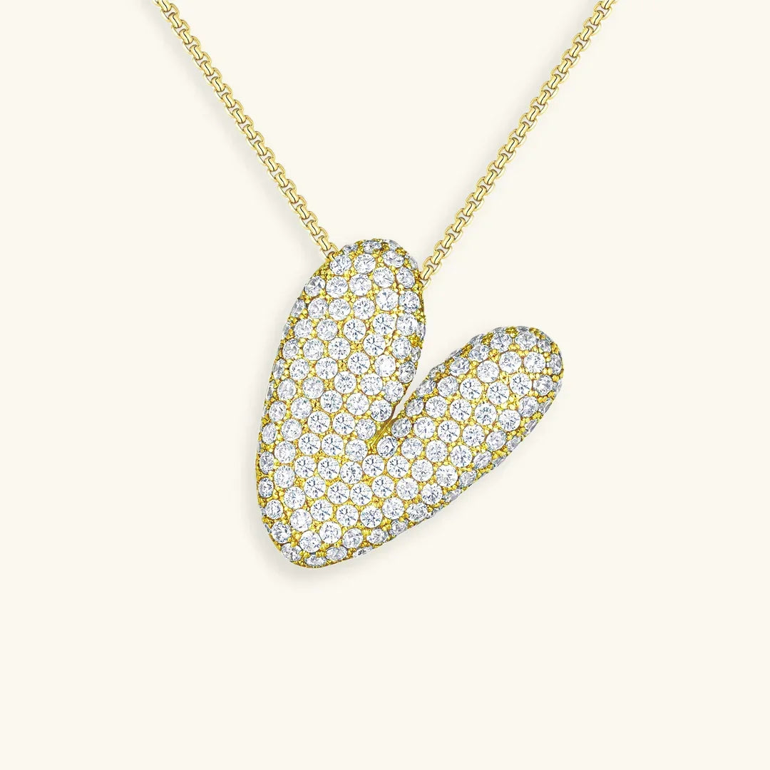 Bela Initial Name Necklace – Personalised 18K Gold Letter Pendant – 18K Gold Jewellery | Milvanna