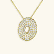Bela Initial Name Necklace – Personalised 18K Gold Letter Pendant – 18K Gold Jewellery | Milvanna