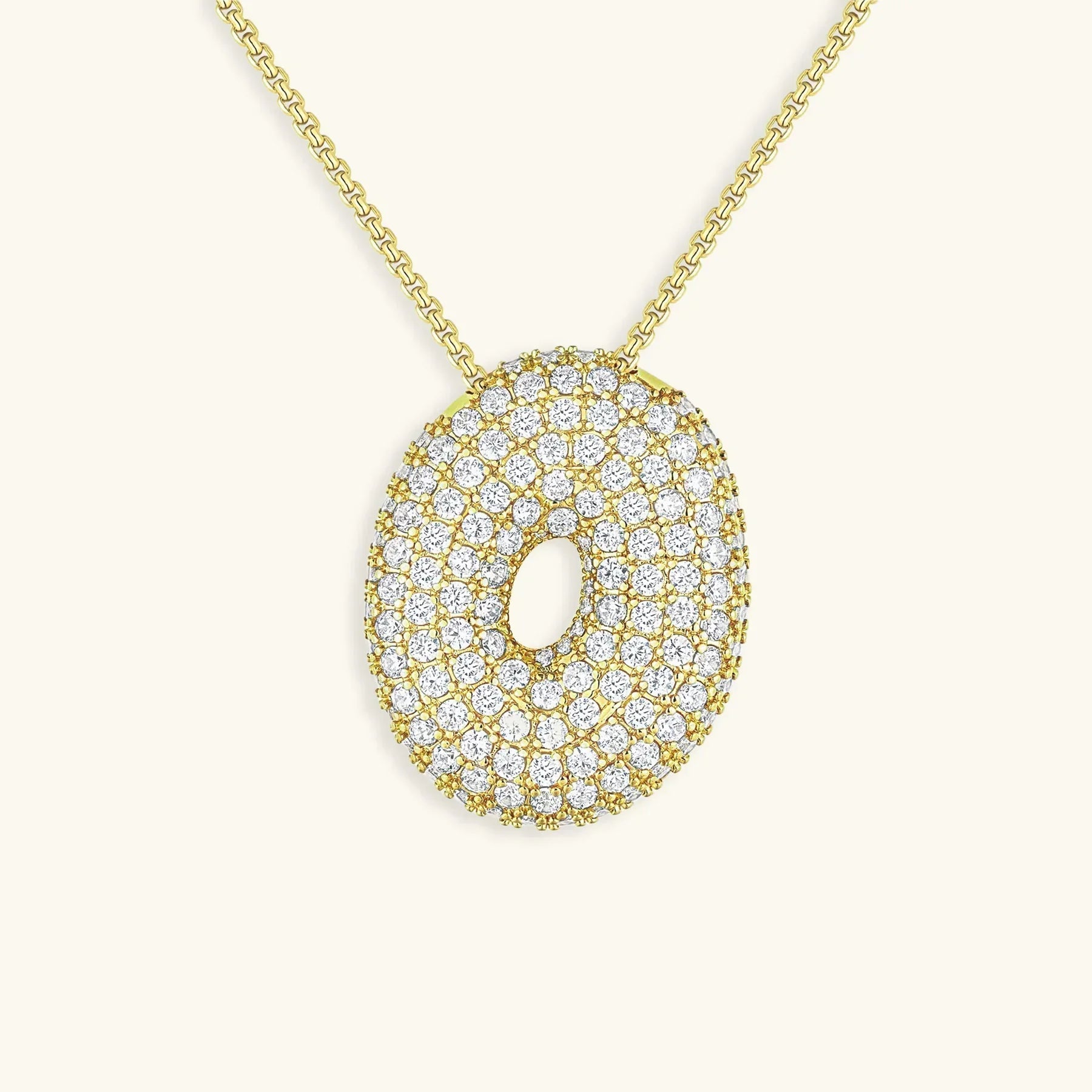 Bela Initial Name Necklace – Personalised 18K Gold Letter Pendant – 18K Gold Jewellery | Milvanna
