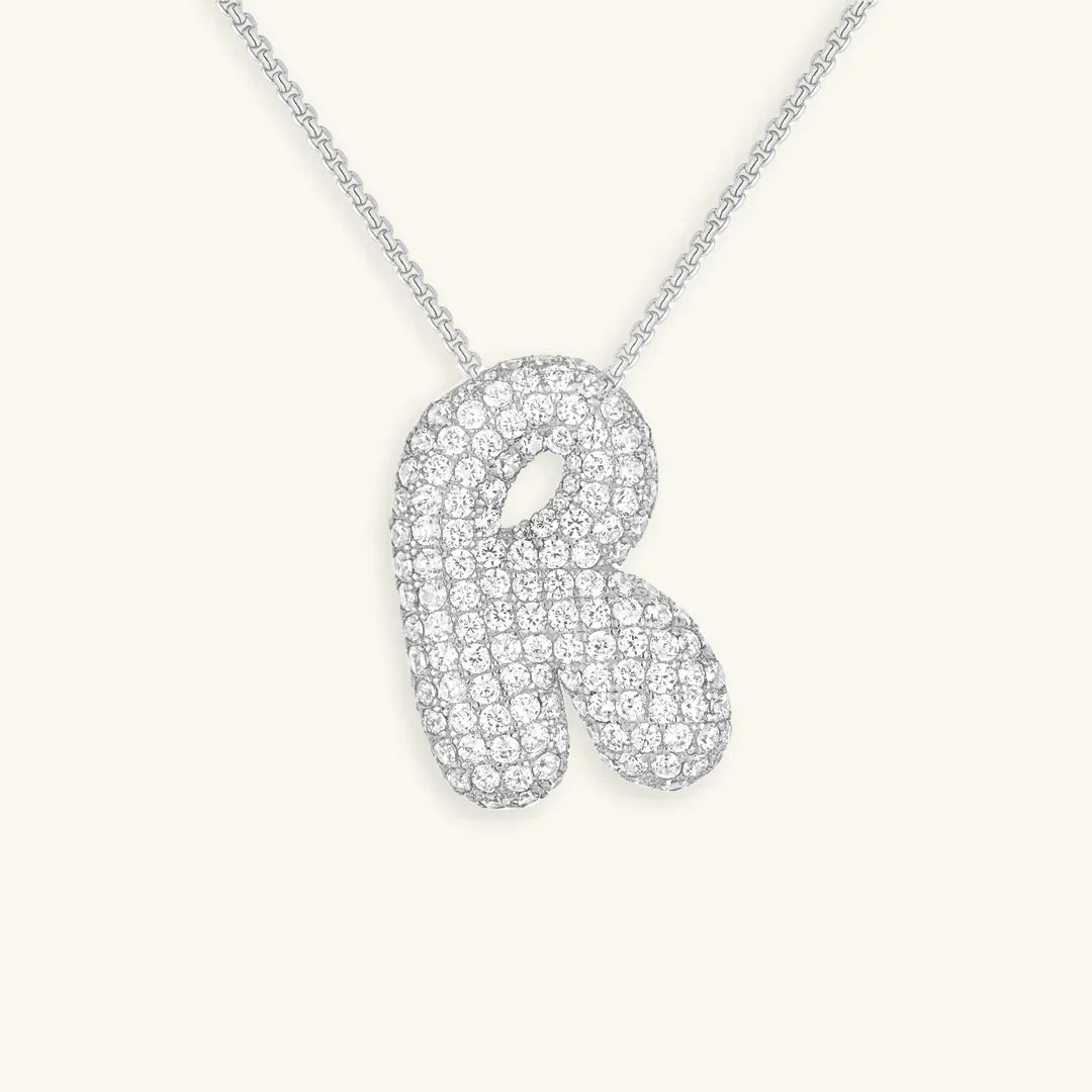Bela Initial Name Necklace – Personalised 18K Gold Letter Pendant – 18K Gold Jewellery | Milvanna