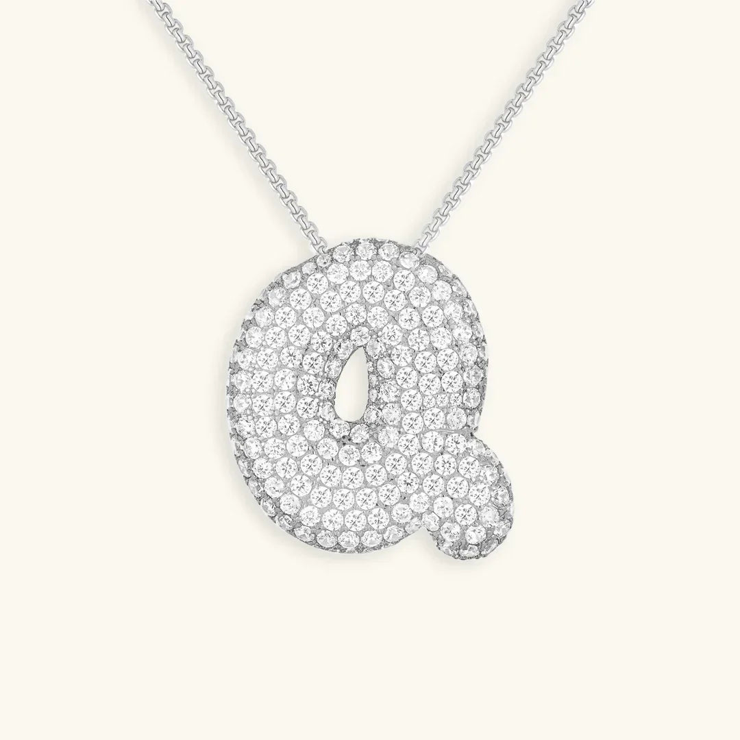 Bela Initial Name Necklace – Personalised 18K Gold Letter Pendant – 18K Gold Jewellery | Milvanna