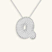 Bela Initial Name Necklace – Personalised 18K Gold Letter Pendant – 18K Gold Jewellery | Milvanna