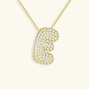 Bela Initial Name Necklace – Personalised 18K Gold Letter Pendant – 18K Gold Jewellery | Milvanna
