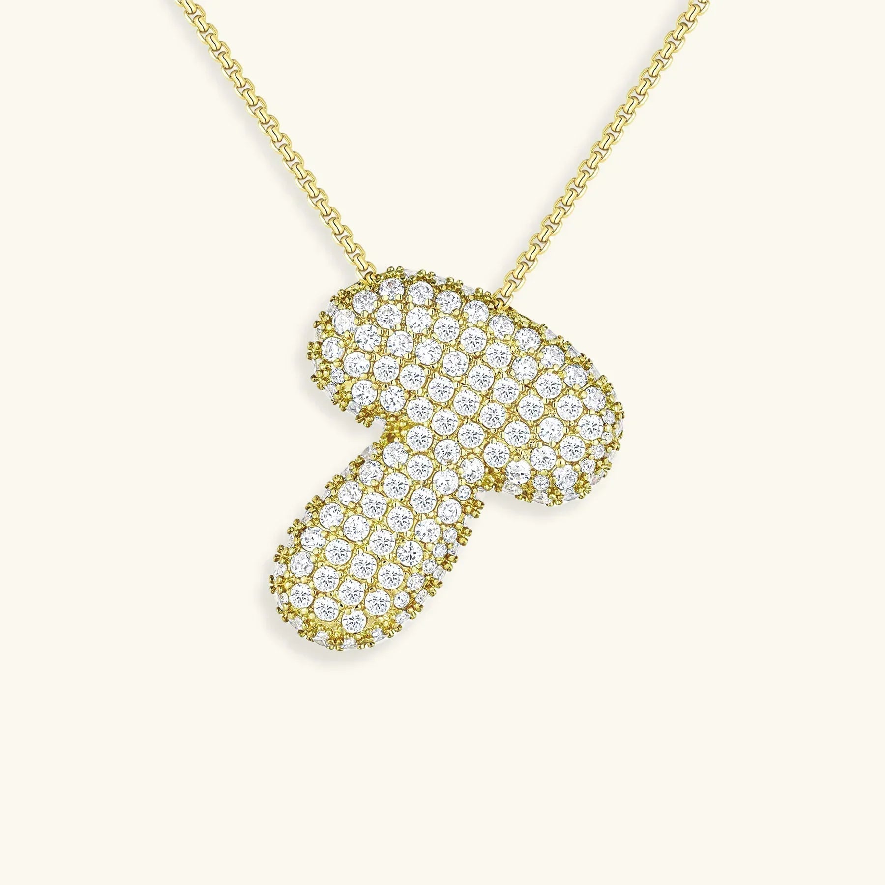 Bela Initial Name Necklace – Personalised 18K Gold Letter Pendant – 18K Gold Jewellery | Milvanna