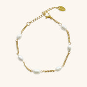 Coralie Freshwater Pearl Bracelet – 18K Gold Jewellery | Milvanna