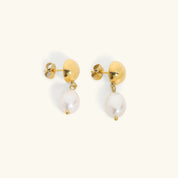 Cornelia Freshwater Pearl Earrings – 18K Gold Jewellery | Milvanna