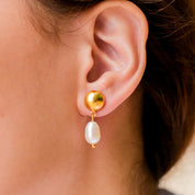 Cornelia Freshwater Pearl Earrings – 18K Gold Jewellery | Milvanna