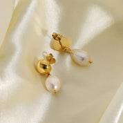 Cornelia Freshwater Pearl Earrings – 18K Gold Jewellery | Milvanna