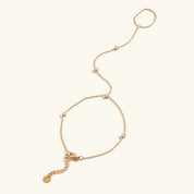 Cressida Diamond Hand Chain – 18K Gold Jewellery | Milvanna