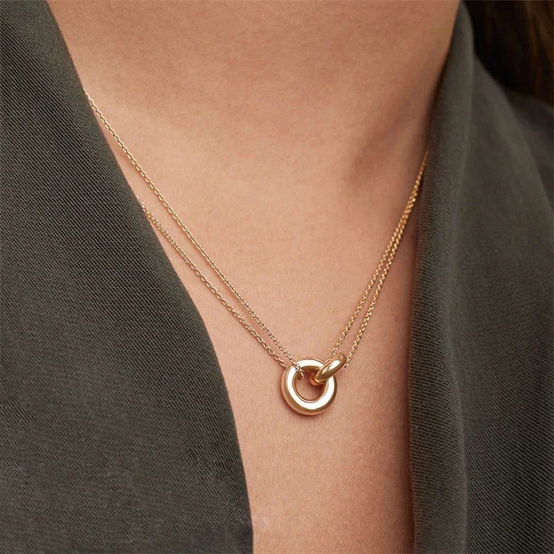 Haven Gold Chain Necklace – 14K PVD Gold Hypoallergenic – 18K Gold Jewellery | Milvanna