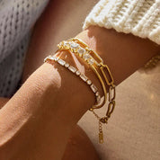 Coralie Diamond Chain Bracelet – 18K Gold Jewellery | Milvanna