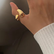 Abstract Gold Ring – Milvanna jewelry Ring detail view