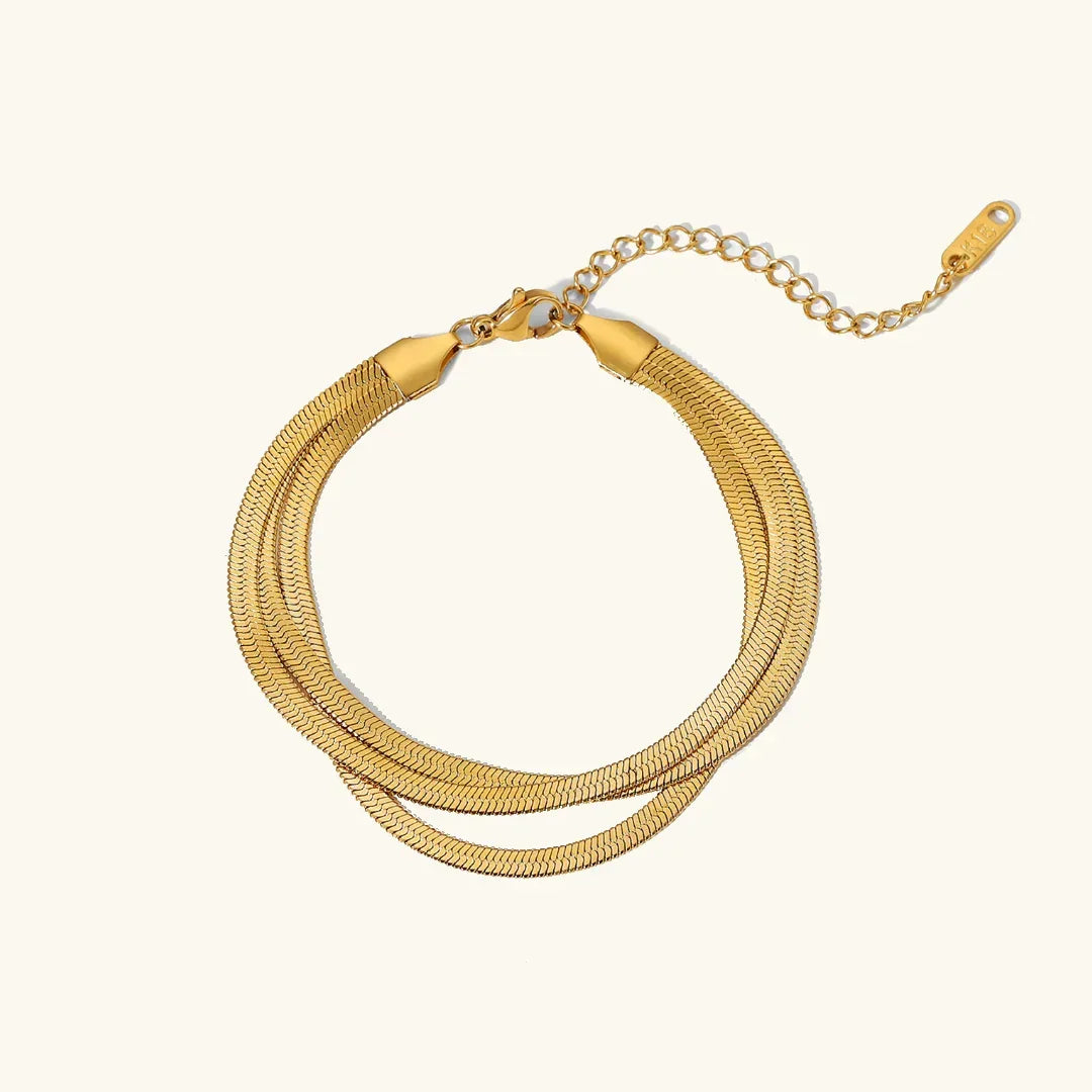 Abella Gold Bracelet – Milvanna 18K Gold Bracelet