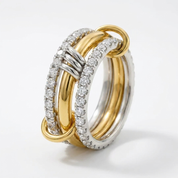 Cosette Stacked Diamond Ring