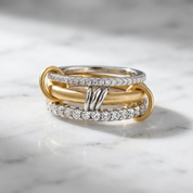 Cosette Stacked Diamond Ring