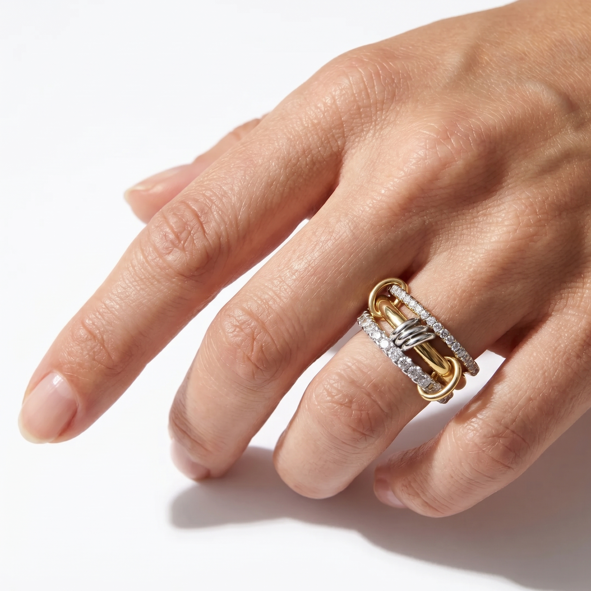 Cosette Stacked Diamond Ring
