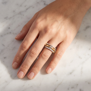 Cosette Stacked Diamond Ring