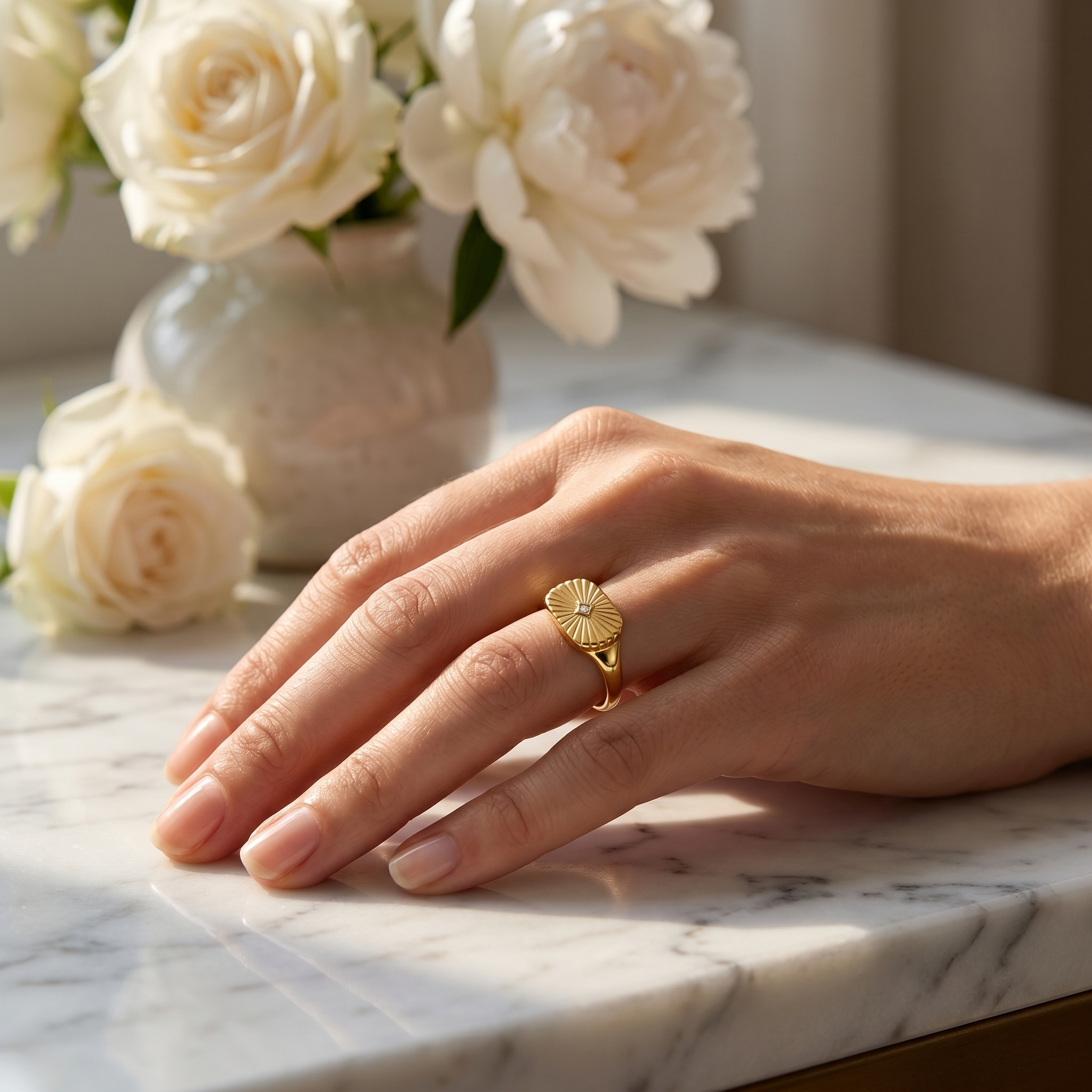 Milvanna-Aglaia Gold Ring
