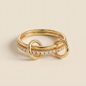 Milvanna-Adela Stacked Diamond Ring