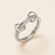 Milvanna-Adela Stacked Diamond Ring