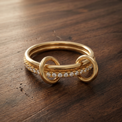 Milvanna-Adela Stacked Diamond Ring