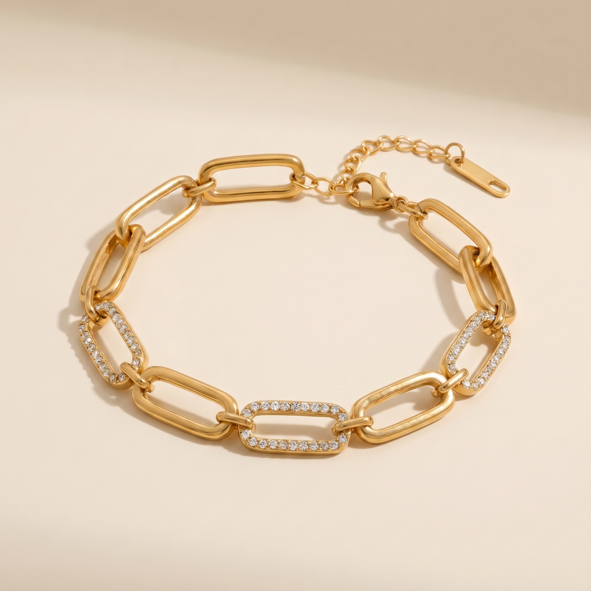 Milvanna-Coralie Diamond Chain Bracelet