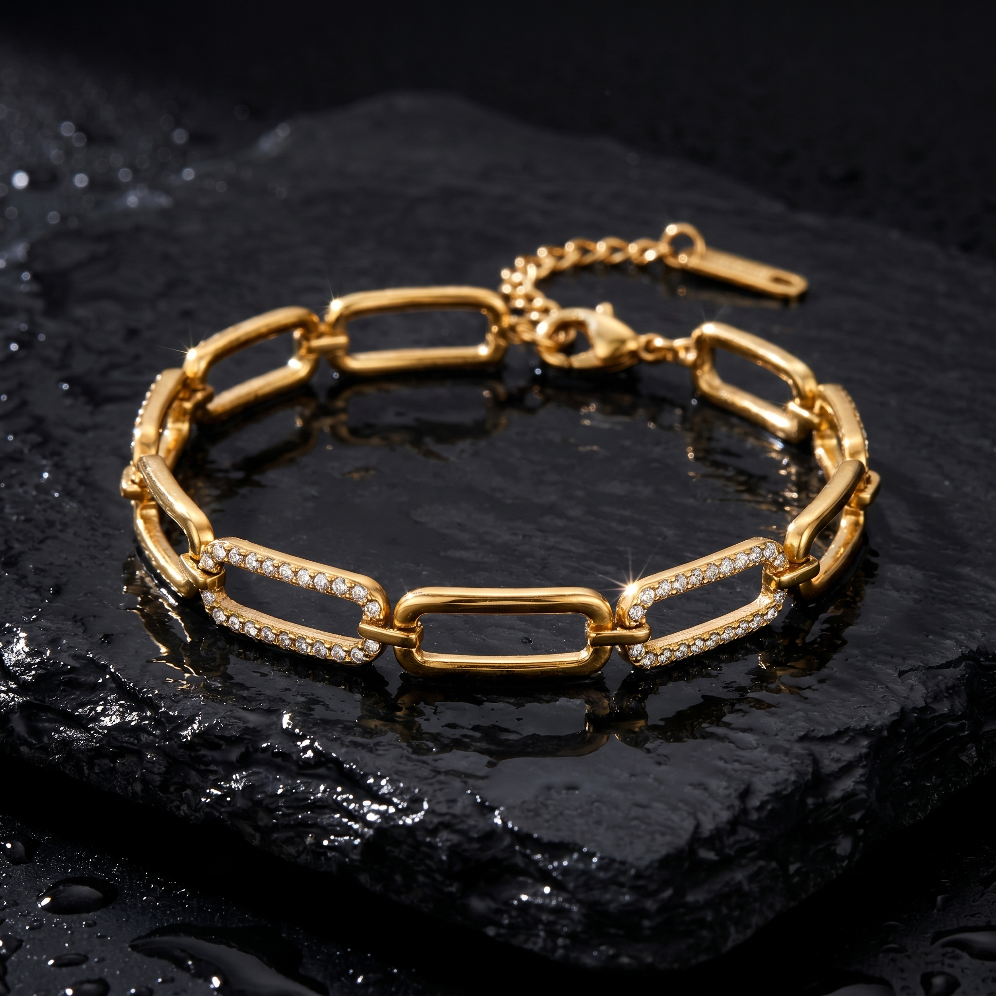 Milvanna-Coralie Diamond Chain Bracelet