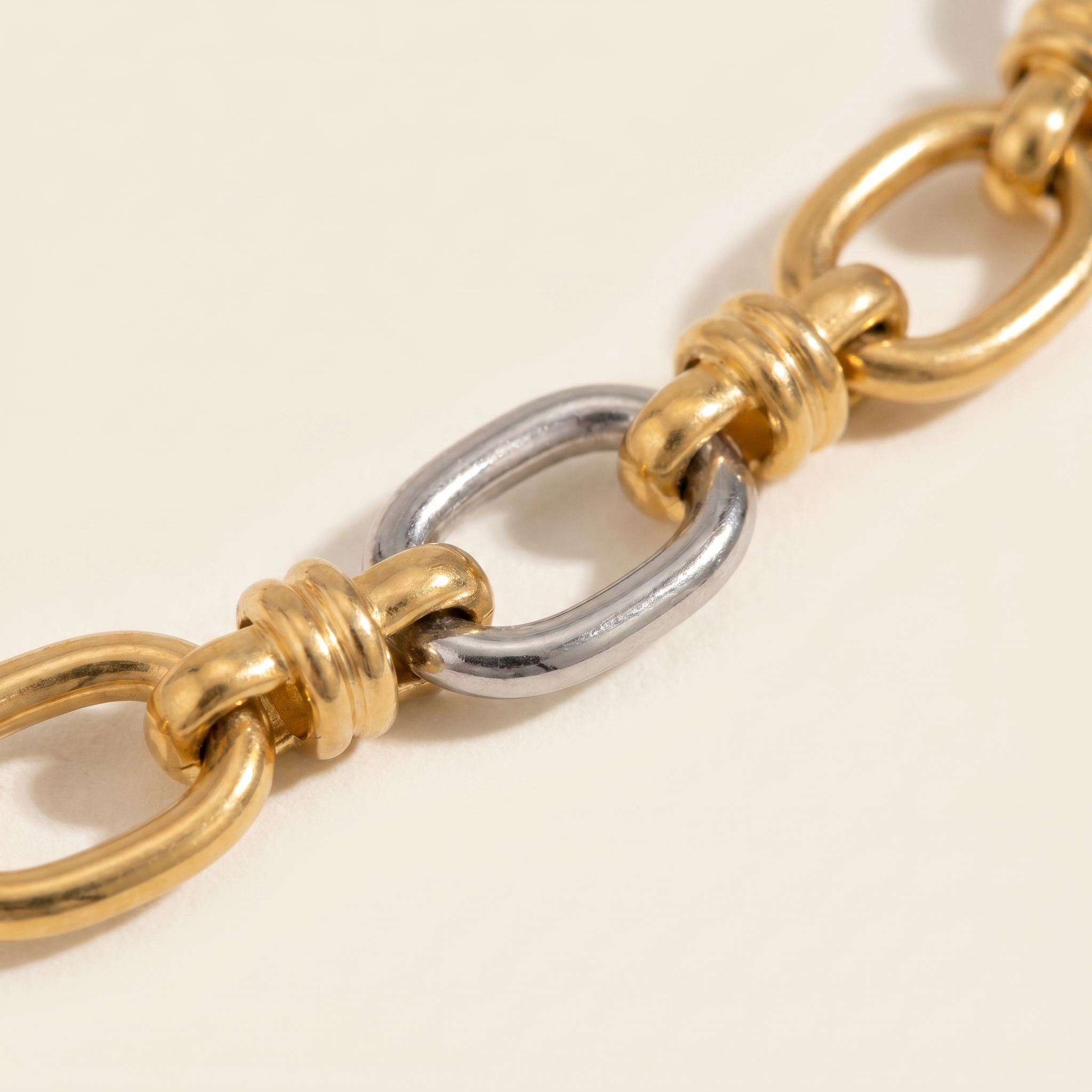 Milvanna-Addison Two Tone Gold Bracelet