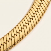Milvanna-Gia Gold Herringbone Anklet