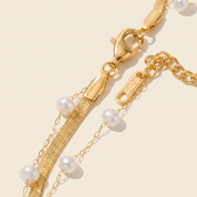 Milvanna-Pearla Freshwater Pearl Anklet