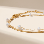 Milvanna-Pearla Freshwater Pearl Anklet