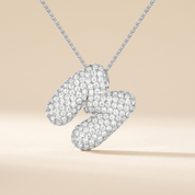 Milvanna-Bela Initial Name Necklace – Personalised 18K Gold Letter Pendant