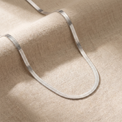 Milvanna-Elysian Gold Herringbone Chain Necklace – Waterproof 18K PVD