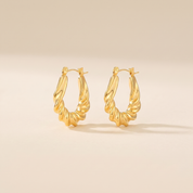 Milvanna-Adaline Twist Hoop Earrings