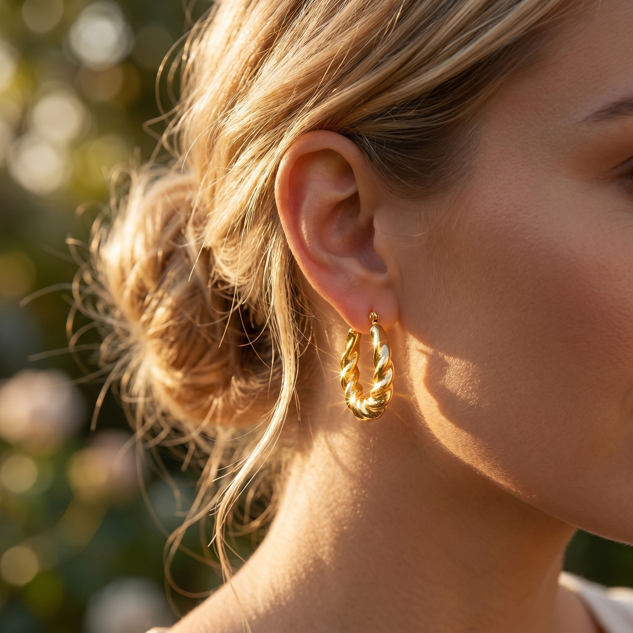 Milvanna-Adaline Twist Hoop Earrings