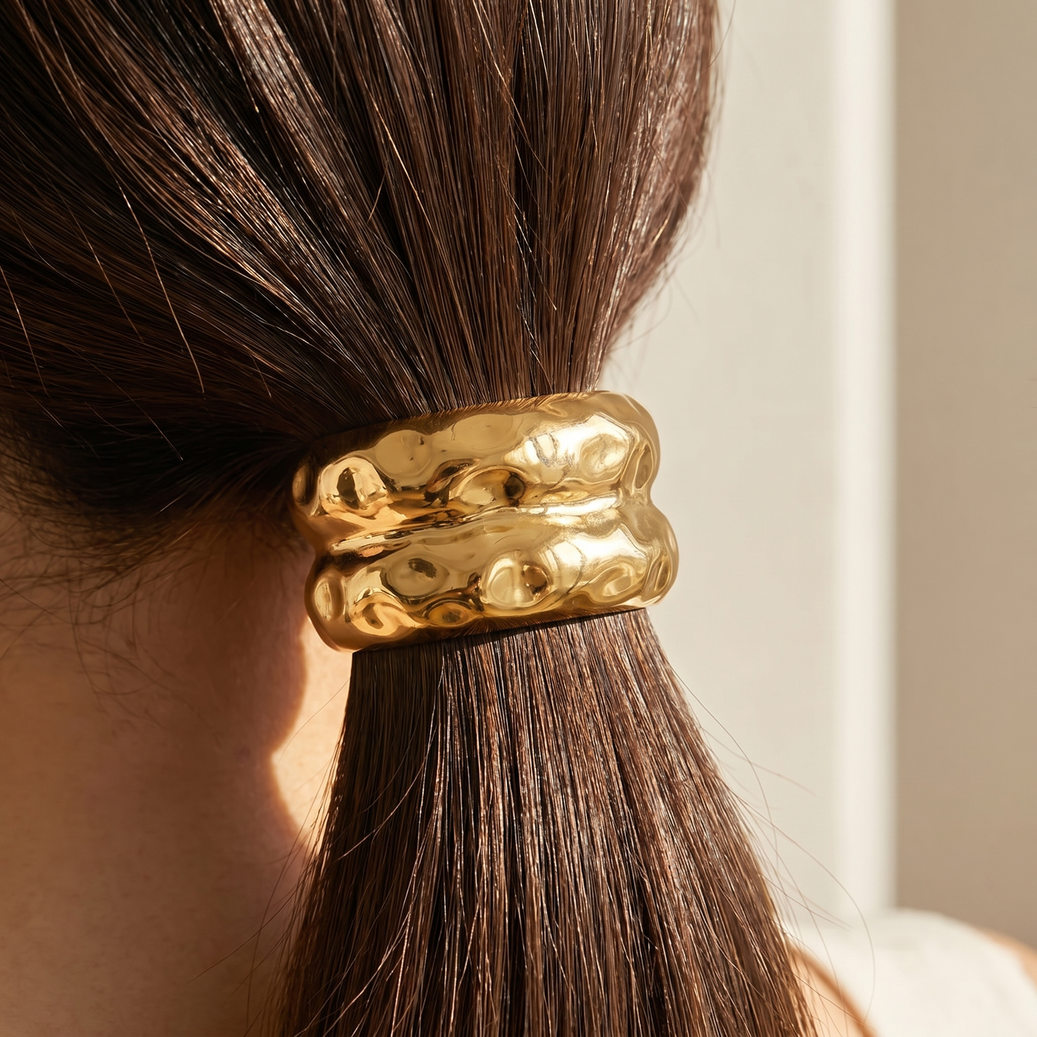 Milvanna-Double Hammered Arch Pony Cuff