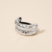 Milvanna-Double Hammered Arch Pony Cuff