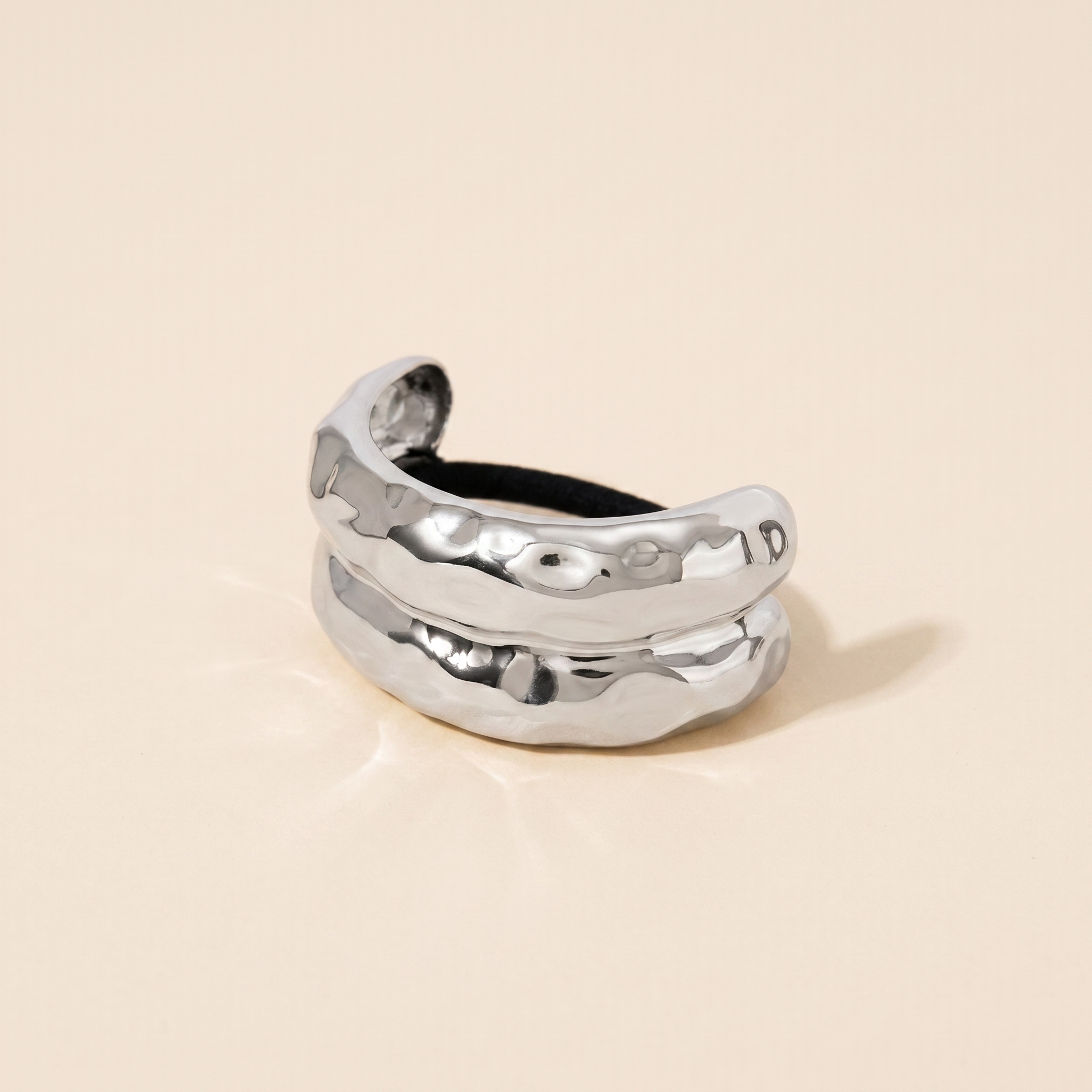 Milvanna-Double Hammered Arch Pony Cuff